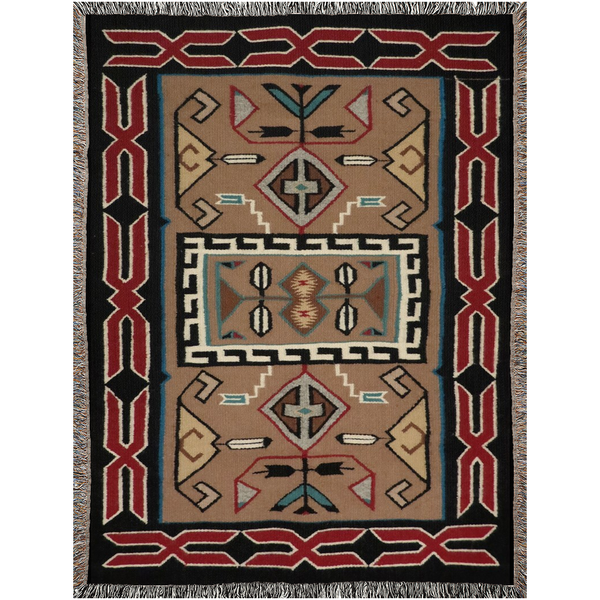 Grandma's Navajo Rug Woven Blanket