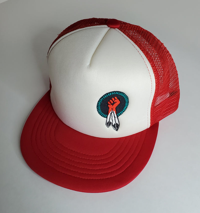 N8V MOVEMENT cap embroidered red snapback