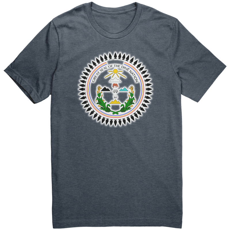 Dine_nation_seal_shirt_Heather_Navy_Front_Mockup.png
