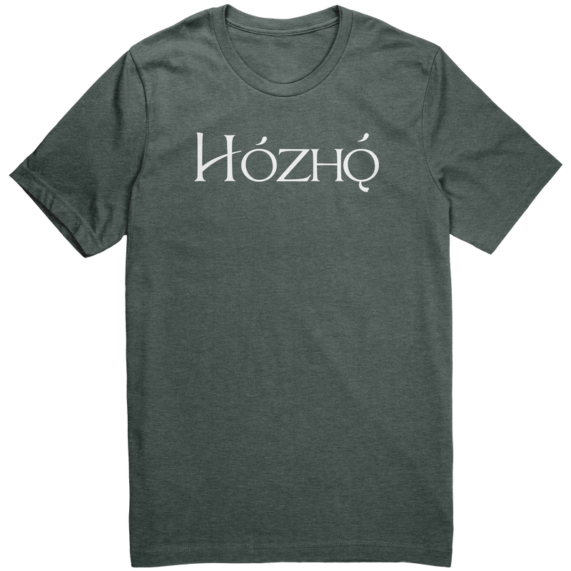 Hozho_shirt_Heather_Forest_Front_Mockup.png