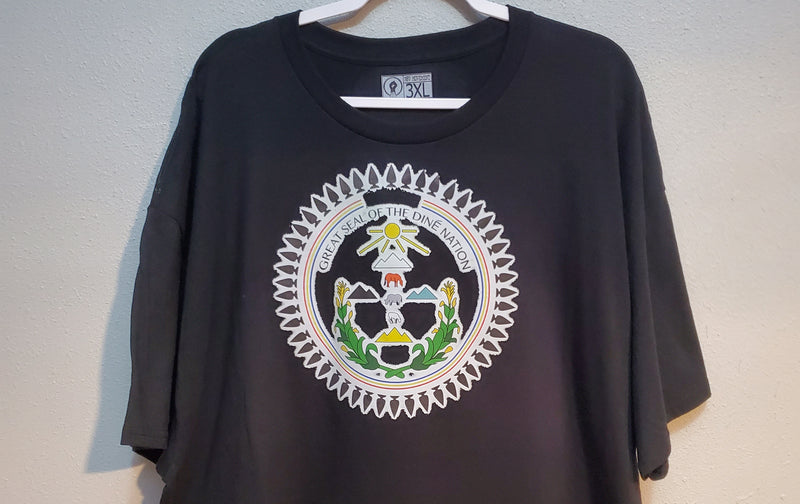 Diné Nation Seal Glow in the Dark T-Shirt