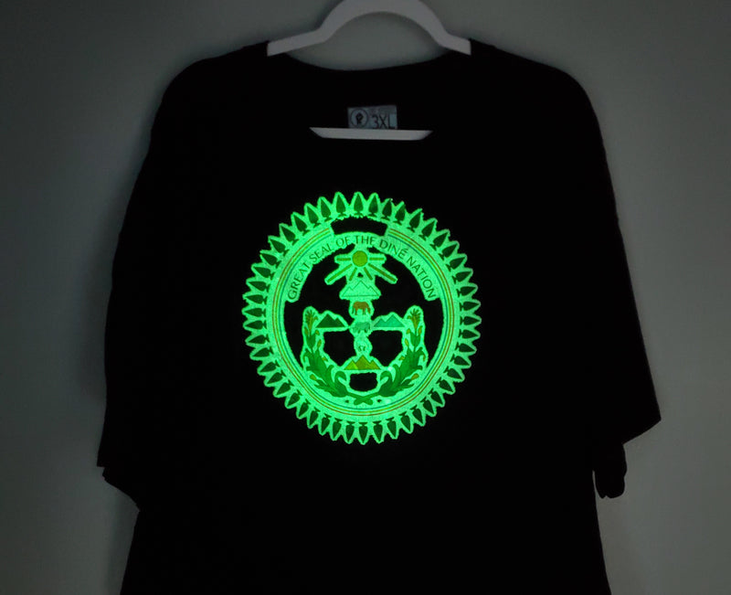 Diné Nation Seal Glow in the Dark T-Shirt