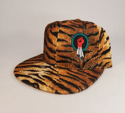 N8V MOVEMENT cap embroidered tiger snapback