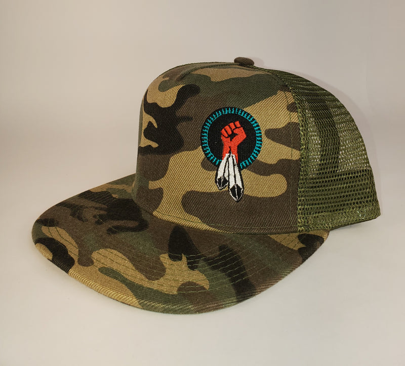 N8V MOVEMENT cap embroidered camo snapback