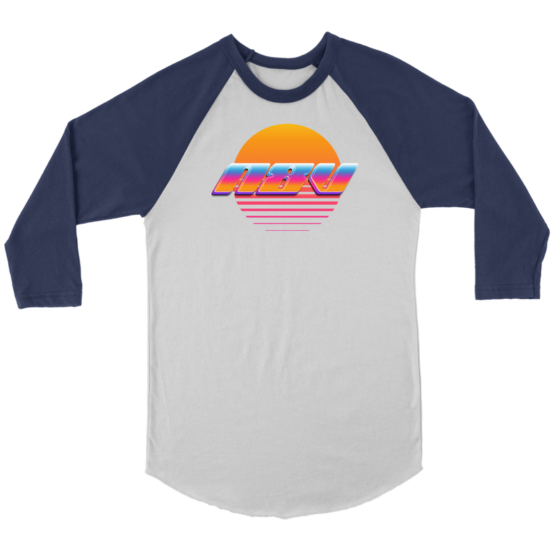 N8V 80's Sun Raglan T-Shirt