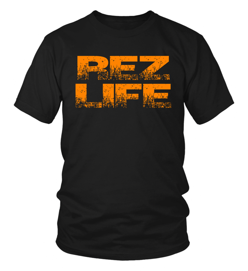 Rez Life Orange T-Shirt