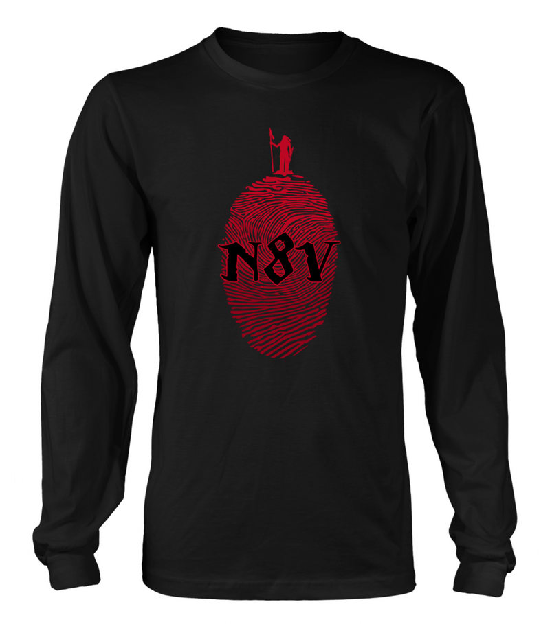 N8V Fingerprint Long Sleeve T-Shirt