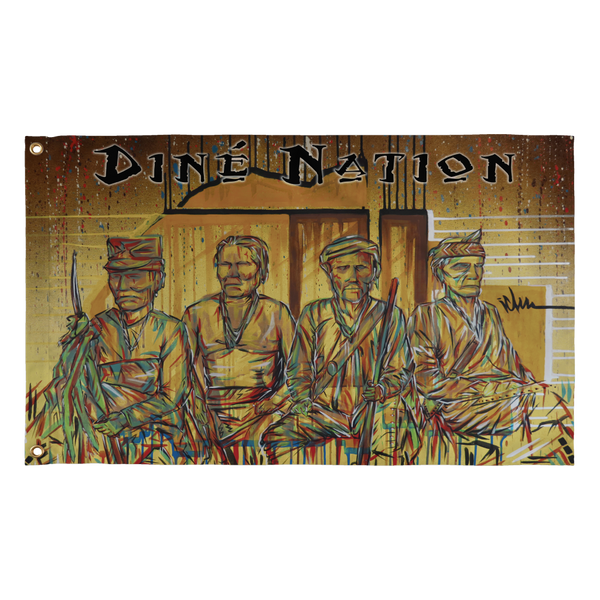 Diné Nation Chiefs Flag 36" x 60"