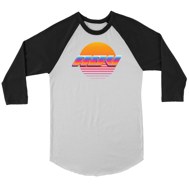 N8V 80's Sun Raglan T-Shirt