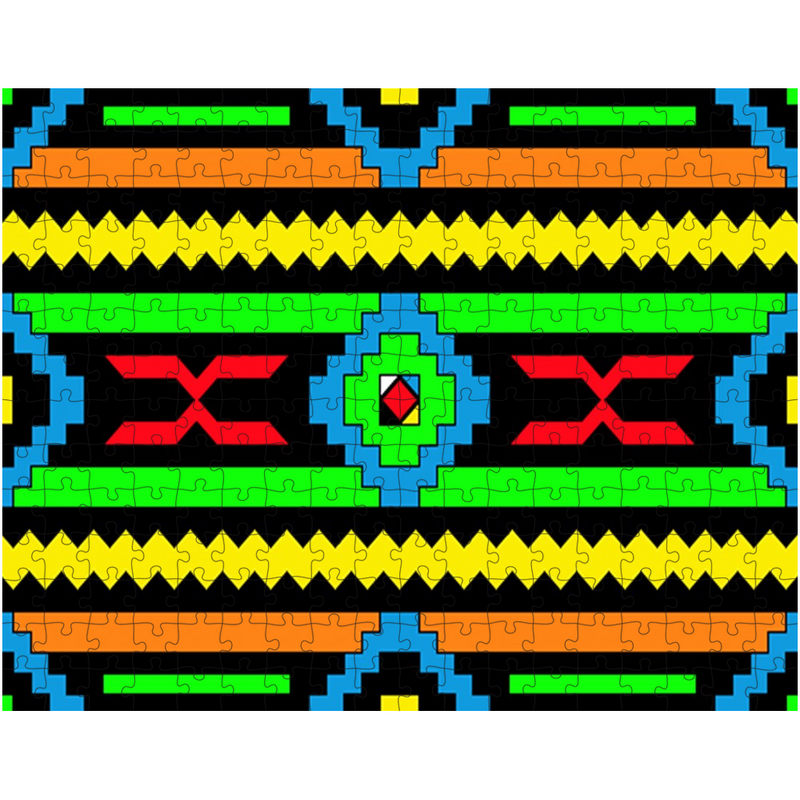 Navajo Rug Modern Puzzle