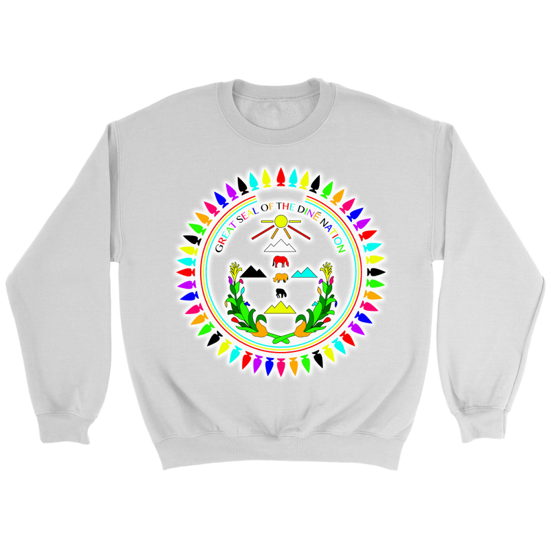 Diné Nation Seal Many Colors Sweatshirt