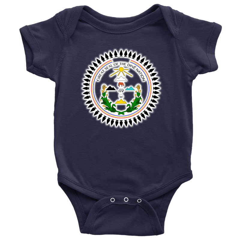 Diné Nation SEAL BABY ONESIE