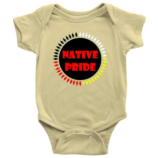 NATIVE PRIDE BABY ONESIE