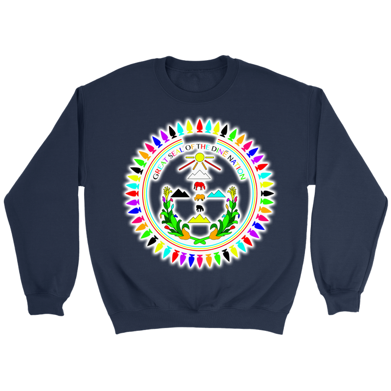 Diné Nation Seal Many Colors Sweatshirt