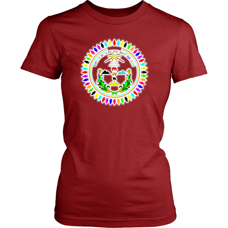 WOMENS Diné Nation Seal Many Colors shirt