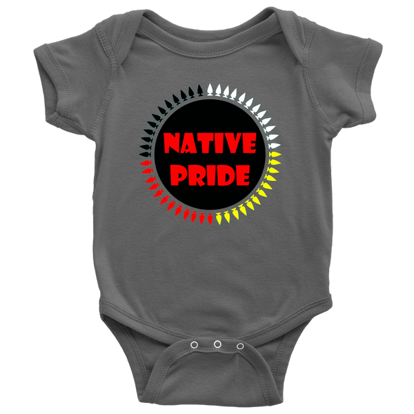 NATIVE PRIDE BABY ONESIE