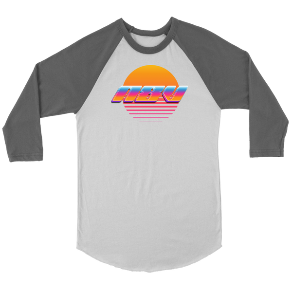 N8V 80's Sun Raglan T-Shirt